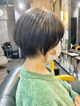 ヘアードレスコード(hair dress ”CODE”) レザーで作るショート