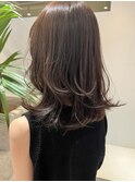 髪質改善*ペールベージュ*巻き髪ロング【Zina 銀座中央通り】