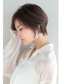 【小鳥居】シルキーベージュ大人可愛いボブショート前上がりボブ