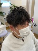 メンズ ゆるめパーマ