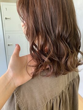 エイトオロク 那覇小禄店(EIGHT oroku) ピンクブラウンカラー