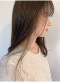 インナーカラー　/　ベージュ　/　シースルーカラー