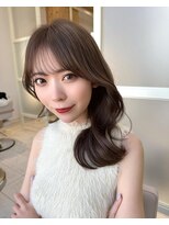 アフロートリノ(AFLOAT Leino)&nbsp;大人可愛い韓国ヘア　くびれヘア　レイヤーカット　似合わせ