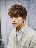 王道マッシュスタイルの無造作マッシュパーマ　2 【影山】