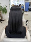 縮毛矯正×ロング[津田沼駅/髪質改善/インナーカラー/前髪]