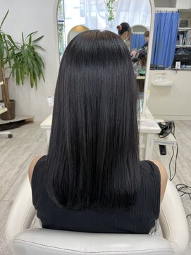 アルターシェリー(aL-ter che'rie) 縮毛矯正×ロング[津田沼駅/髪質改善/インナーカラー/前髪]