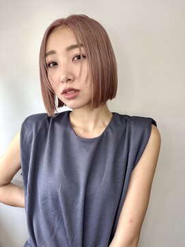 チル(chill) ペールピンク×ボブ[いわき]