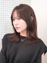 アンアミ シブヤ(Un ami shibuya) 【Unami】池田　大人ミディアム『上品な顔まわり×くびれヘア』