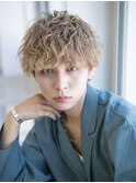 マッシュウルフ×ハイトーンカラー【町田/メンズカット】