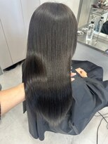 ベレーザシェルト(Beleza scelto)&nbsp;7462髪質改善アッシュブラックカーキベージュ韓国レイヤーカット