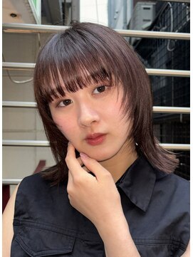 ノイ(noi) 顔周りレイヤーカットくびれヘアミルクティーベージュカラー