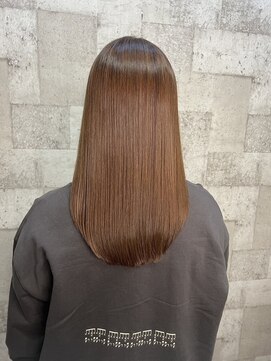 プライベートガーデンルーア(Private Garden Lua) オレンジブラウン×髪質改善縮毛矯正