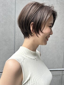 マイラ 銀座(myla) ウェットヘアスタイリングの大人ショート【Yamaki Ayako】
