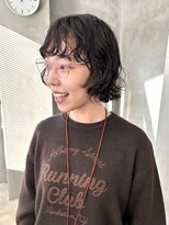テトヘアー(teto hair) ダブルラインボブ　くせ毛風スパイラルパーマ　ニュアンスゆるめ