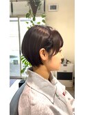 耳かけショートボブ