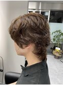 くせ毛風パーマスタイル