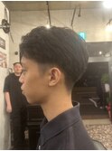 七三分け