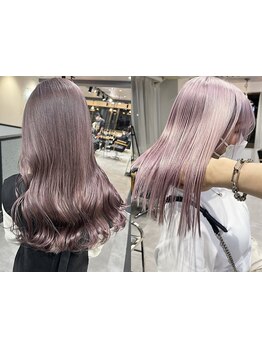 ブリーチ/カラーで傷んでしまった髪も髪質改善トリートメントで内側からうる艶へ＊〔ダブルカラー/横浜駅〕