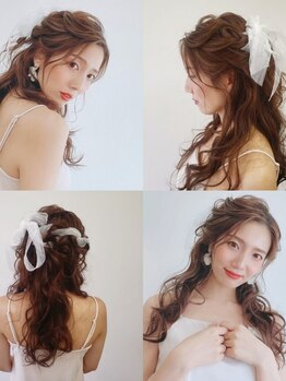 パルム(palme)の写真/【元町中華街徒歩2分】プロの技術で華やか＆崩れにくいヘアセット！結婚式・推し活・イベント等はお任せ☆