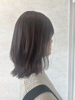 プリンプ トータルビューティ(PRIMP.total beauty) 透明感グレージュ　ベージュカラー　ミディアムレイヤー