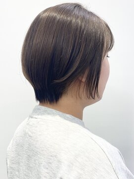 モリオフロムロンドン 松戸店(Morio from London) 【モリオ松戸 石山】丸みショート前下がりショート透明感カラー