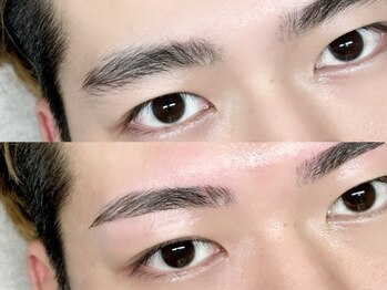 ヴァンサンク(Vingt-cinq)の写真/メンズ限定【ヘアカット＋眉毛ワックス】が大人気です◎眉毛から清潔感のある第一印象にしませんか？