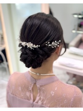 ローシニヨン/表参道ヘアセット/お呼ばれヘア