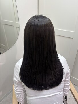 アッシュカラー/髪質改善トリートメント