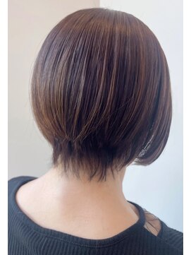 【大人可愛い】イヤリングカラー×ミルキーベージュ　ハイライト