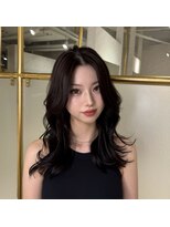 ミヨン 京都烏丸店(miyon)&nbsp;【miyon】韓国レイヤーカット×暗髪カラー×髪質改善