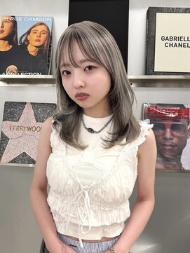 ペレ 梅田(PELE) 着物ヘア/大人ガーリー/ダークアッシュ/似合わせカット/大阪梅田