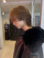 ブリーチ 静岡店(BLEACHi)&nbsp;【BLEACHi静岡】ブラウンカラーセンターパートウルフ