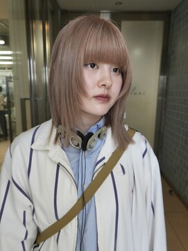 アンドスタイル(&style) ベージュカラー　ケアブリーチ　トリートメント　U24学割