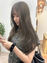 パークレーン アイス イヴェン(park lane ICI yeven)&nbsp;ブリーチなしダブルカラーオリーブベージュピンクブラウンカラー