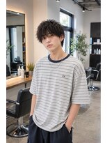 MEN's Baguz MEN'Sカット/ MEN'Sパーマ/ MEN'Sカラー 韓国風ニュアンスウェーブマッシュ