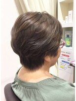 美容室ヒラトヤ 都南店&nbsp;グレイカラー白髪ぼかしハイライト絶壁解消ミセスヘア