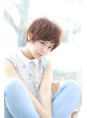 【HAIR&LIFE C】 斜めバング☆無造作マッシュショート 1