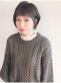 透明感ショートボブ
