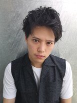 アップバング×束感ナチュラルショート【奥村北斗】[表参道]