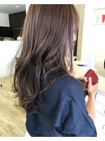 ジュエ ヘアー デザイン(Jue hair design) グレージュロングスタイル