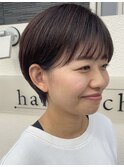 大人かわいいショートボブ!