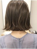 首をキレイに見せるナチュラルな外ハネボ20代30代40代似合わせ◎