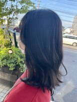 ジップ 緑店(zip)&nbsp;外ハネミディアム×３０代オシャレセミディ