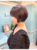 浦和ショートヘアショートカット白髪ぼかし白髪染めボブ40代50代