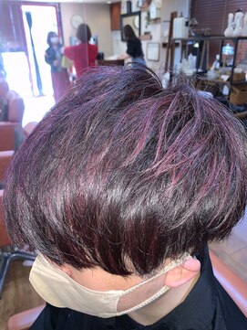 ナイーヴ NAIVE ツーブロックハイライトカラー