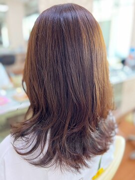 アークスヘアー 20代30代40代艶感アッシュブラウン透明感外はねナチュラル