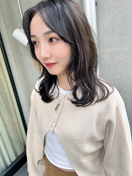 ホール(WHOLE) 【WHOLE】センターパート×ダークグレージュ