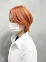 ヘアサロン ドット トウキョウ カラー 町田店(hair salon dot. tokyo color) マチルダボブ/ピンクベージュ/インナーグレージュ/ウルフ/前髪