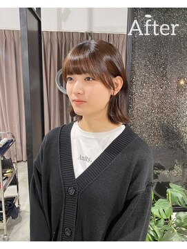 アリーズ シブヤ(ALLYS shibuya) おくれ毛 小顔カット 前髪カット
