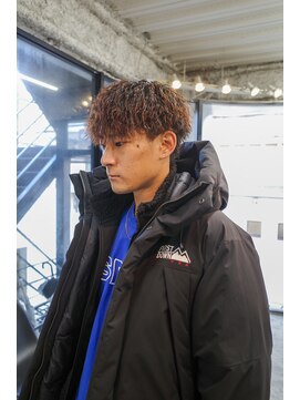 スレイ 西宮(SLAY) 波巻きハイライトアップバングツーブロックマッシュ